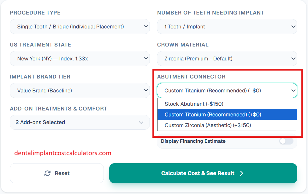Select Abutment Connector